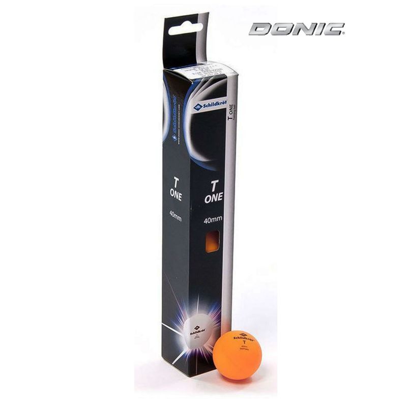 Купить Мяч для настольного тенниса DONIC T-ONE, оранжевый (6 шт)