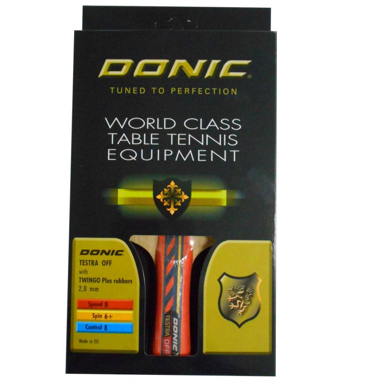 Купить Ракетка Donic Testra OFF with Twingo Plus rubbers