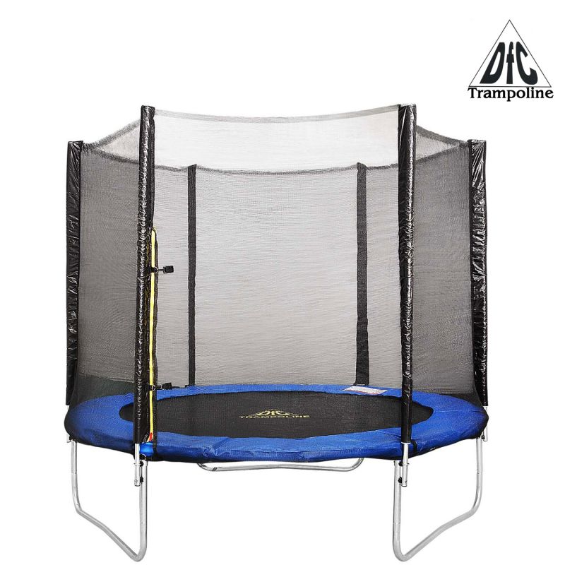 Купить БАТУТ DFC TRAMPOLINE FITNESS С СЕТКОЙ 12FT-TR-E