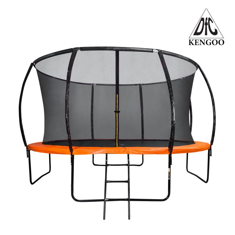 Купить БАТУТ DFC TRAMPOLINE KENGOO С СЕТКОЙ 18FT-TR-E-BAS