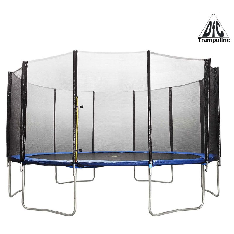 Купить БАТУТ DFC TRAMPOLINE FITNESS С СЕТКОЙ 20FT-TR-E 	