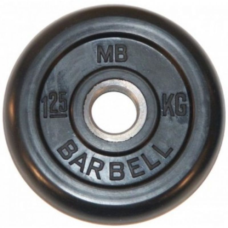 Купить Диск обрезиненный, черного цвета MB-PltB31-1,25