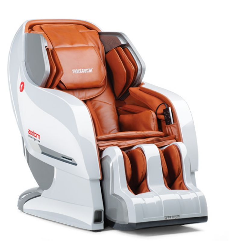 Купить Массажное кресло Yamaguchi Axiom Ya-6000 бело-рыжее