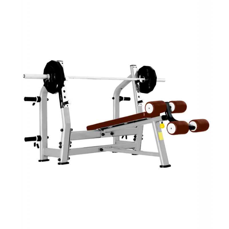 Купить Bronze Gym J-024 Скамья для жима с отрицательным наклоном 